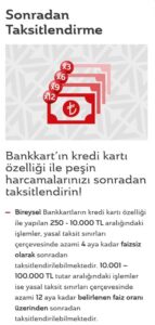 Ziraat Bankası Sonradan Taksitlendirme İşlemleri