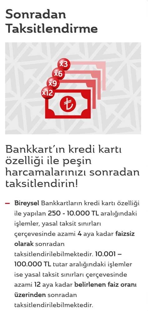 Ziraat Bankası Sonradan Taksitlendirme İşlemleri